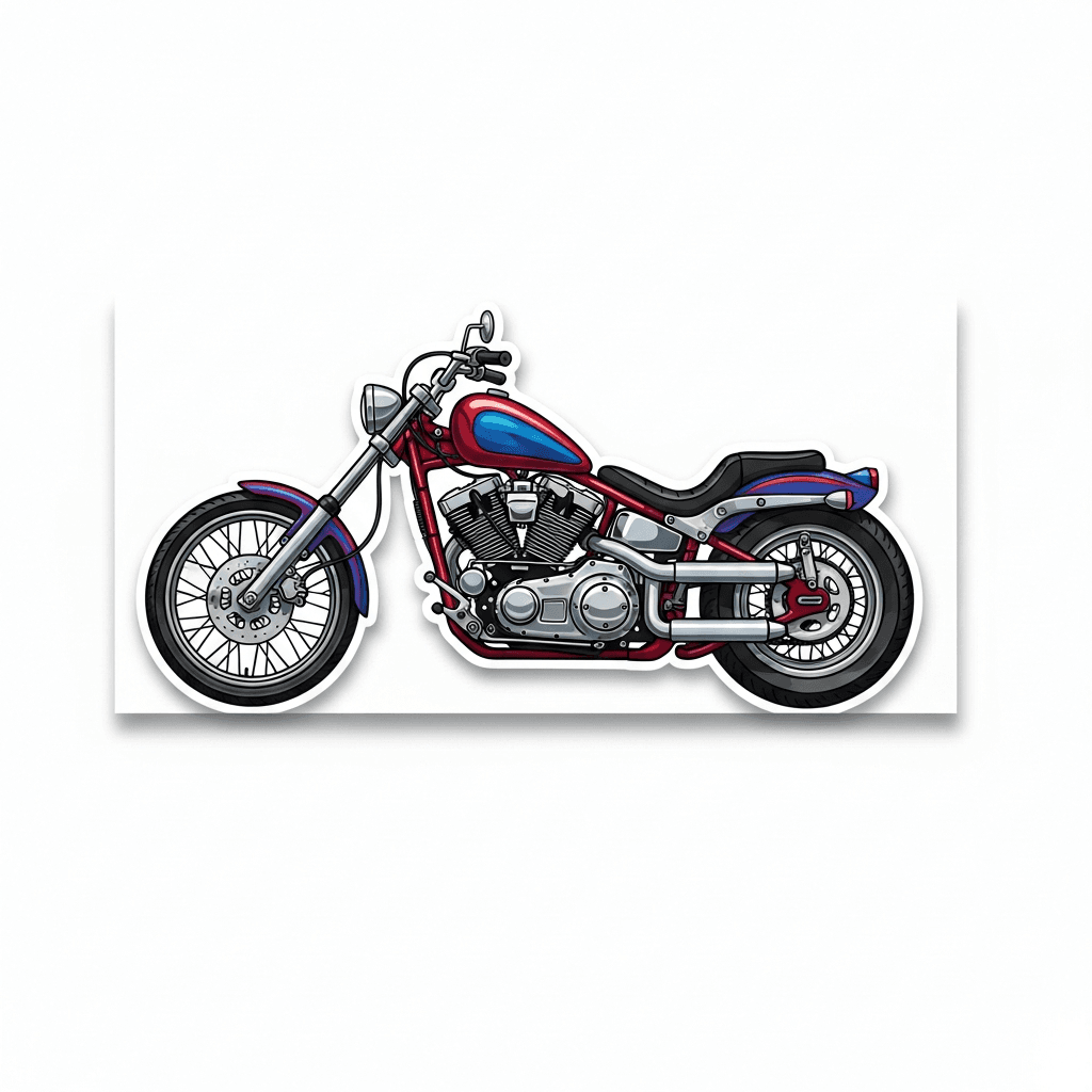 Motorrad Sticker — Auto & Fahrzeug