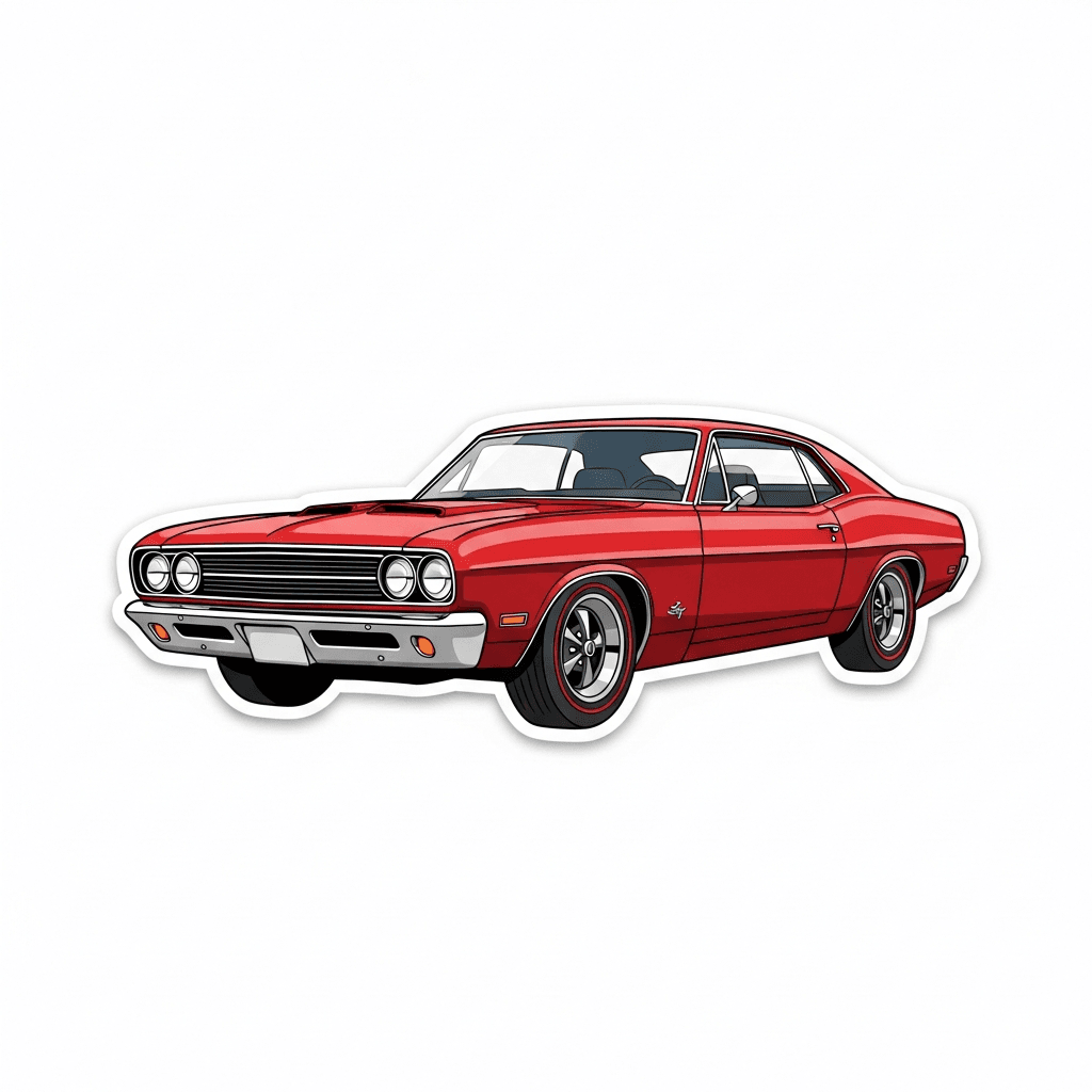 Oldtimer Sticker — Auto & Fahrzeug
