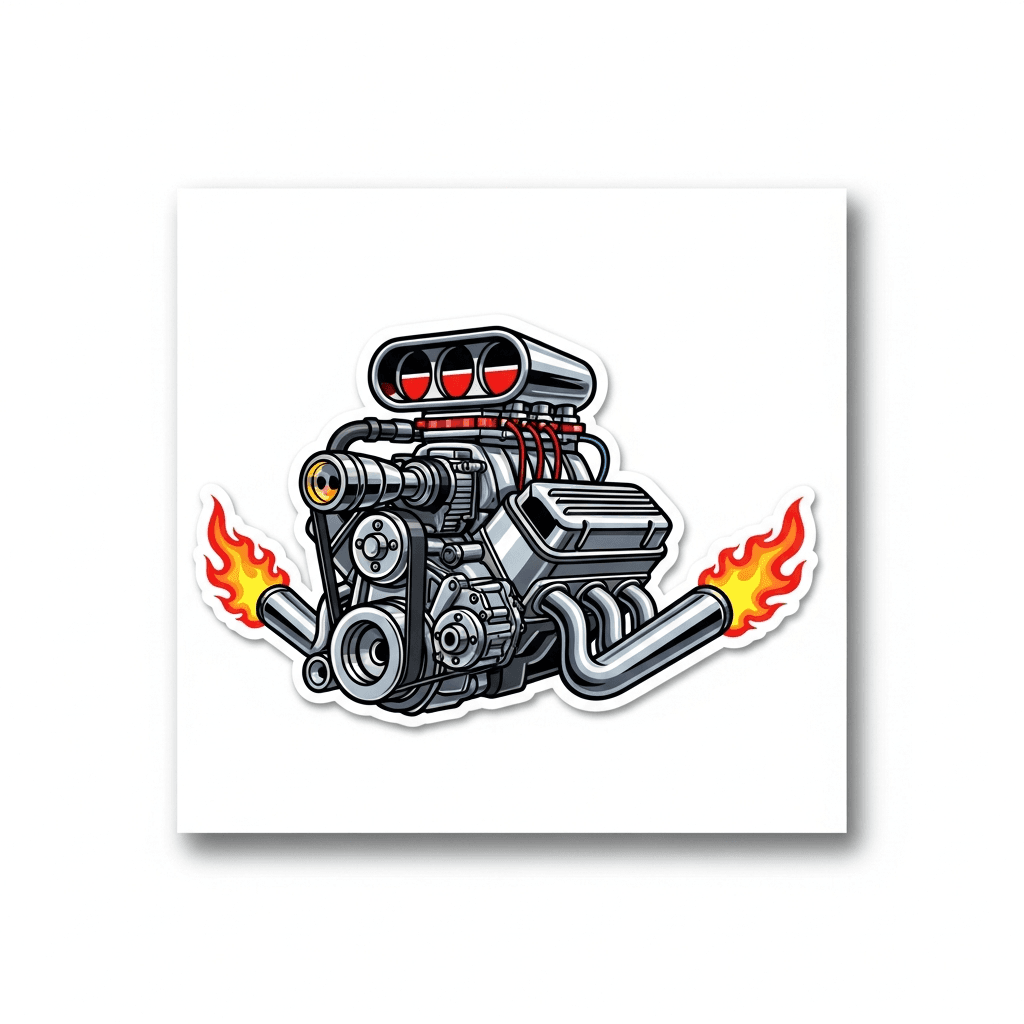 Verbrenner Sticker — Auto & Fahrzeug