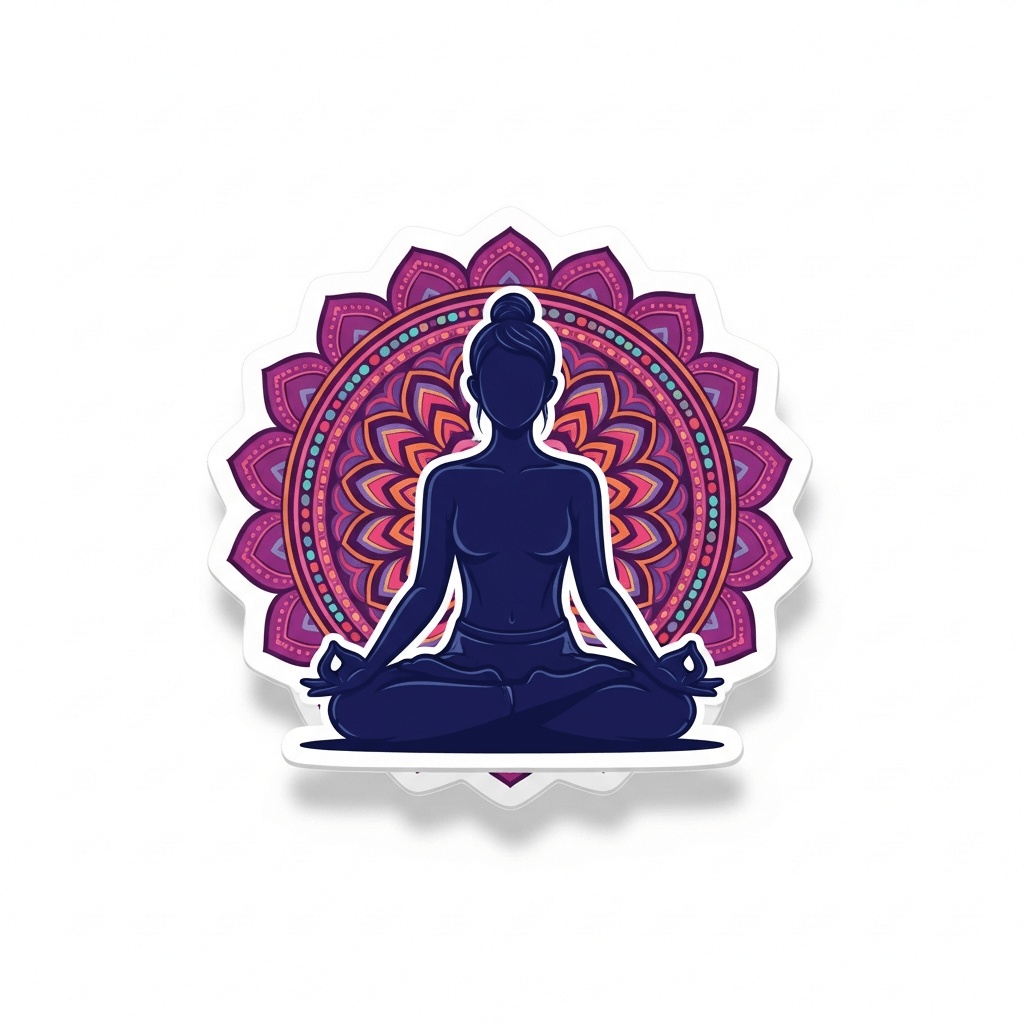 Yoga Sticker — Fitness