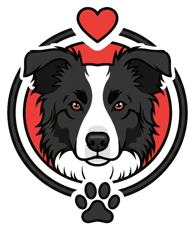 Border Collie Herz & Pfote — Border Collie