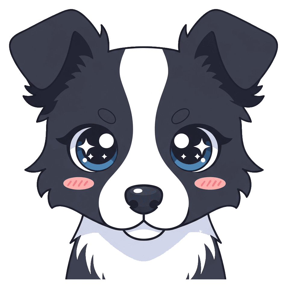Border Collie Kawaii — Border Collie