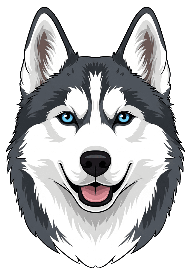 Husky Portrait — Husky