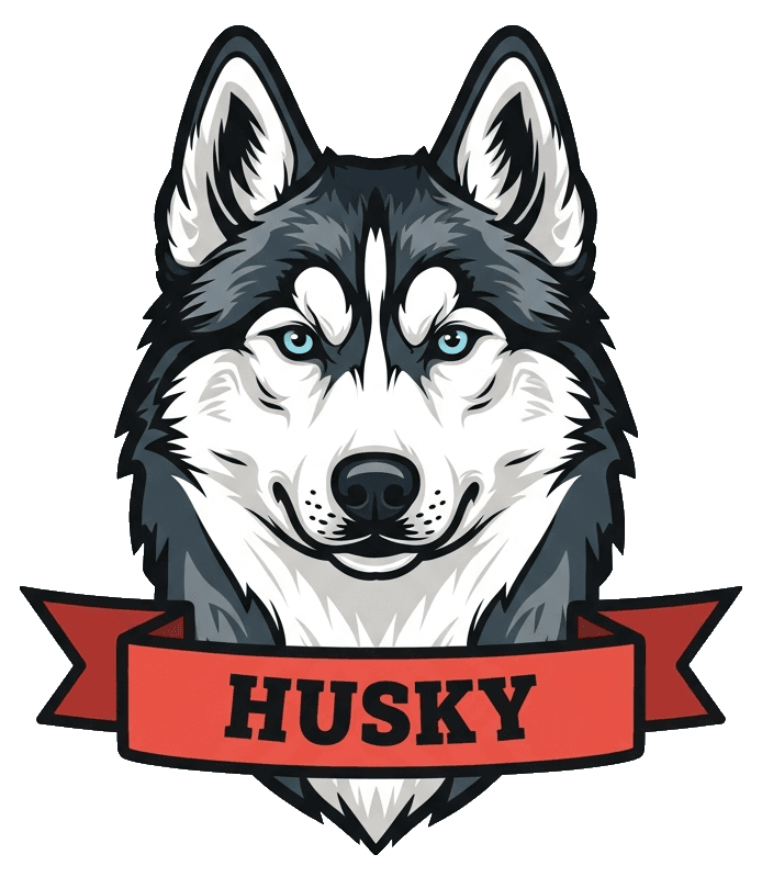 Husky Schriftzug — Husky
