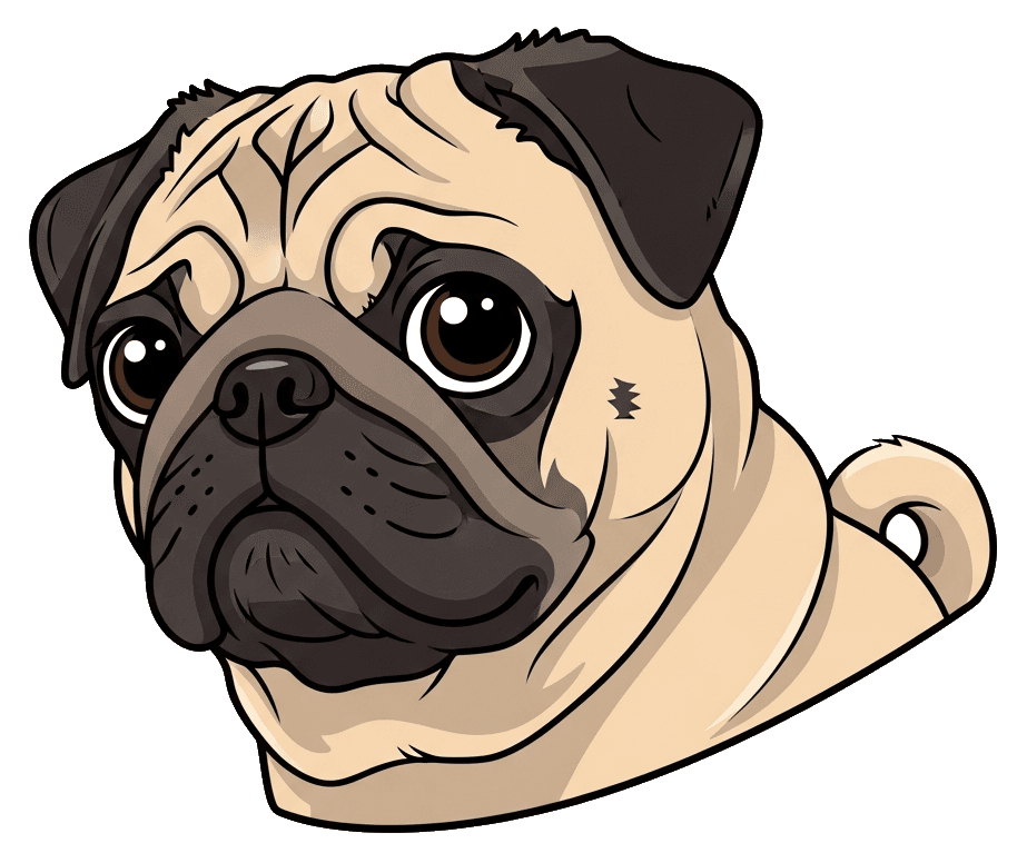 Mops Portrait — Mops