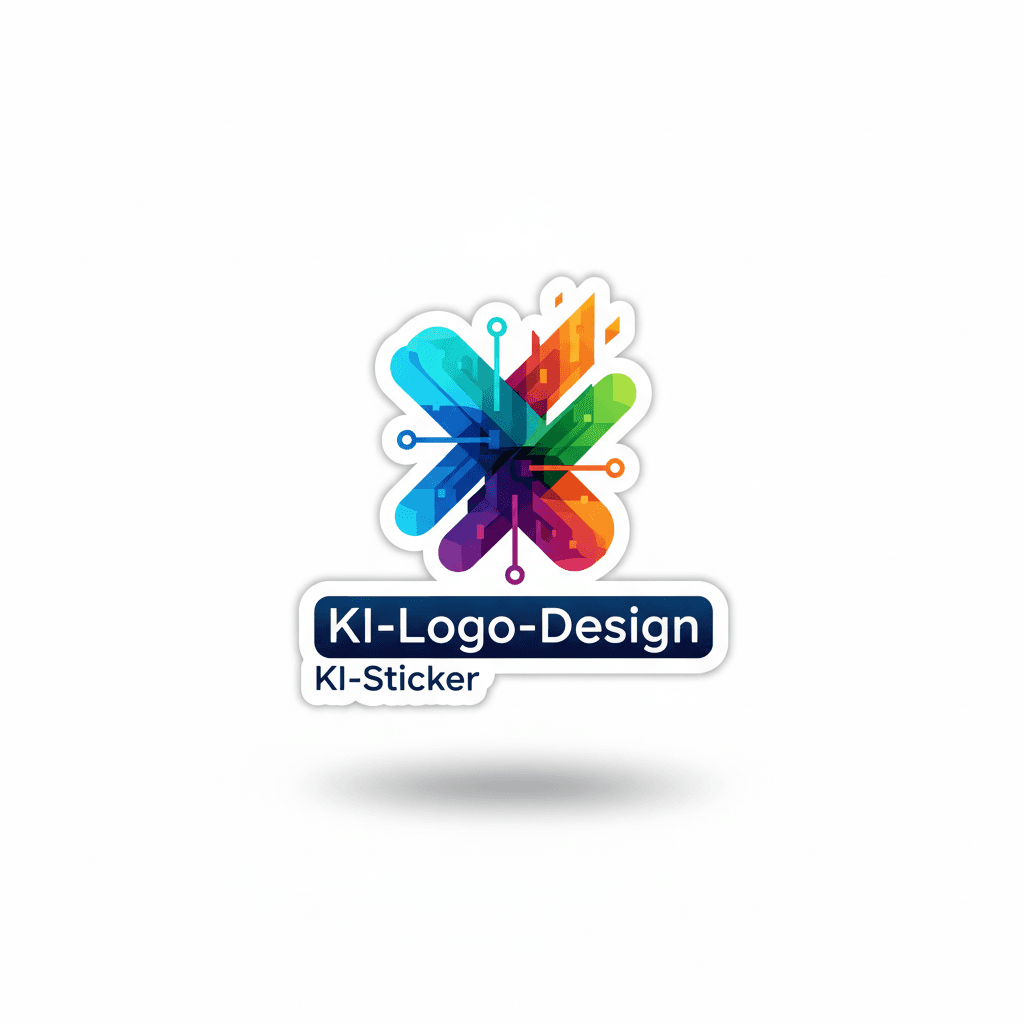 KI-Logo-Design Sticker — KI-Sticker
