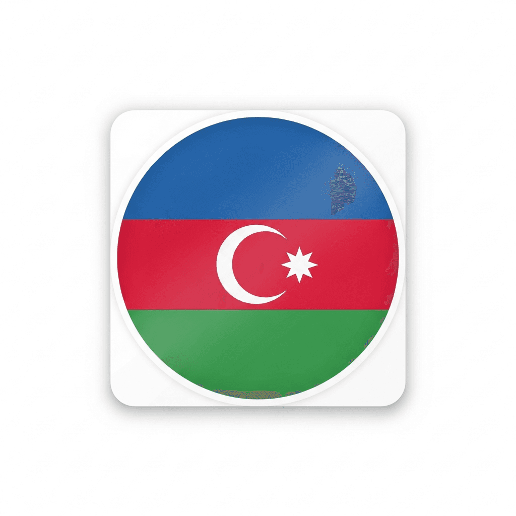 Aserbaidschan Sticker — Aserbaidschan