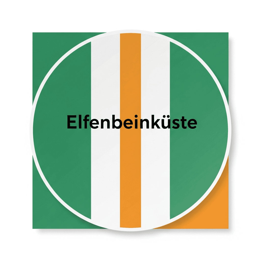 Elfenbeinküste Sticker — Elfenbeinküste