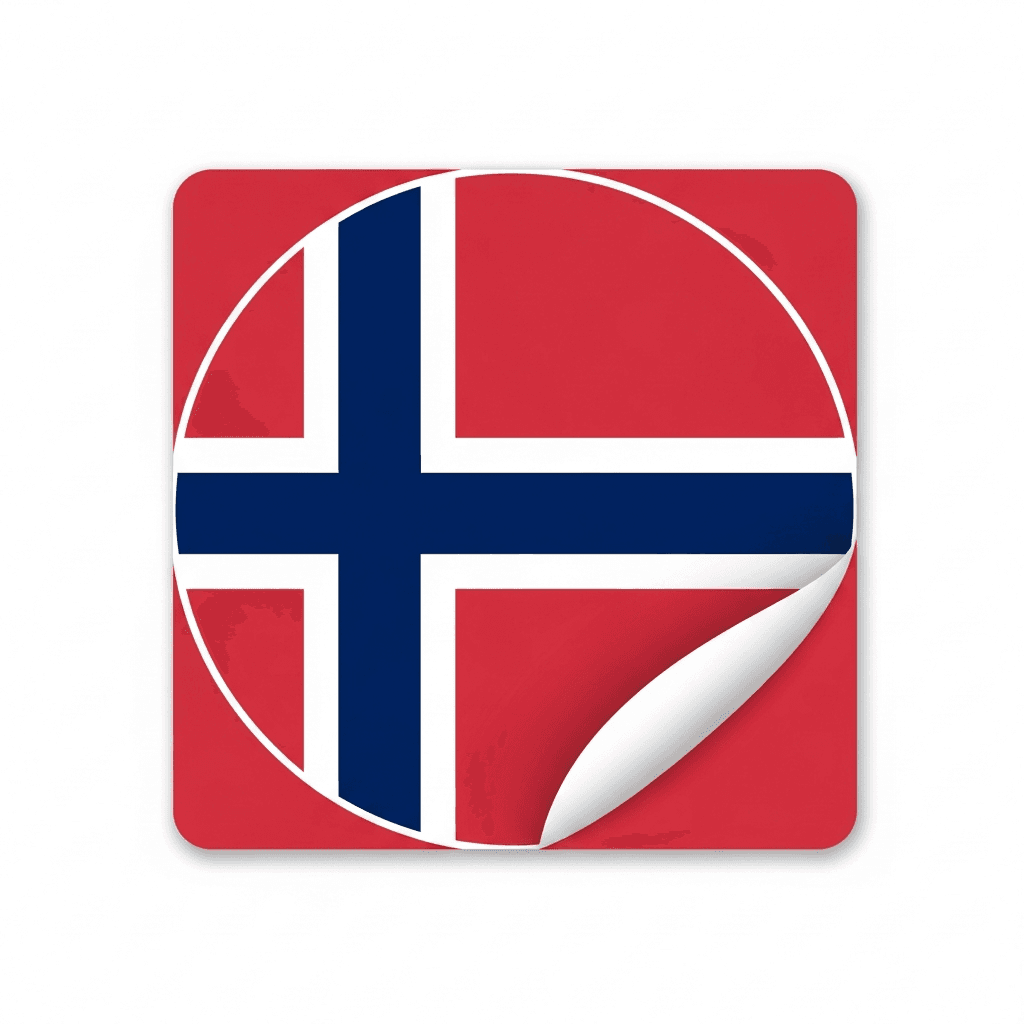 Norwegen Sticker — Norwegen