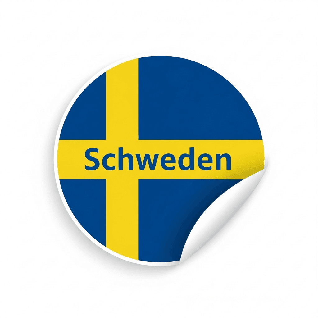 Schweden Sticker — Schweden