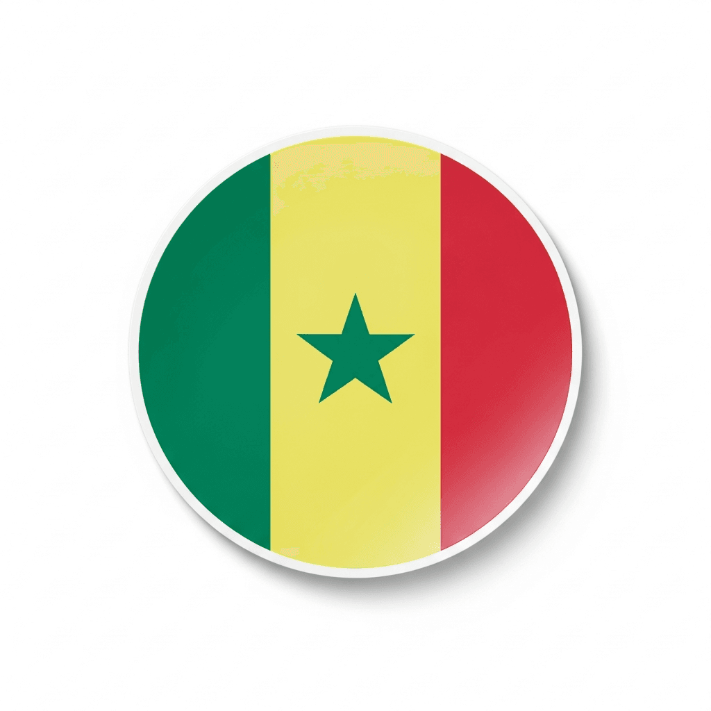 Senegal Sticker — Senegal