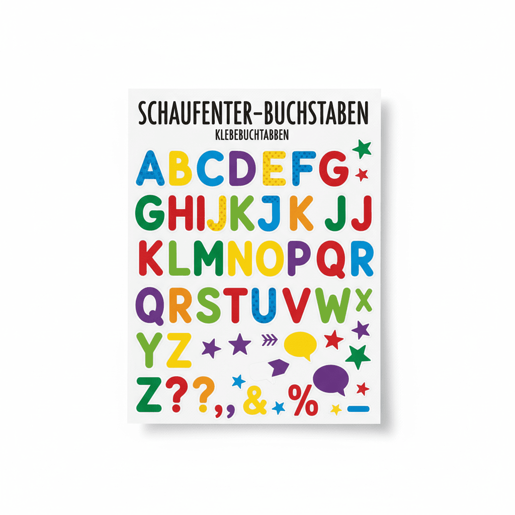 Schaufenster-Buchstaben — Klebebuchstaben