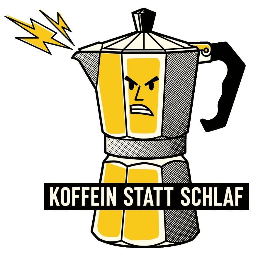 Koffein statt Schlaf — Büro-Witze