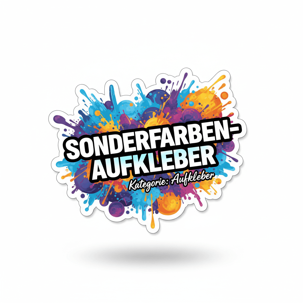 Sonderfarben-Aufkleber — Aufkleber
