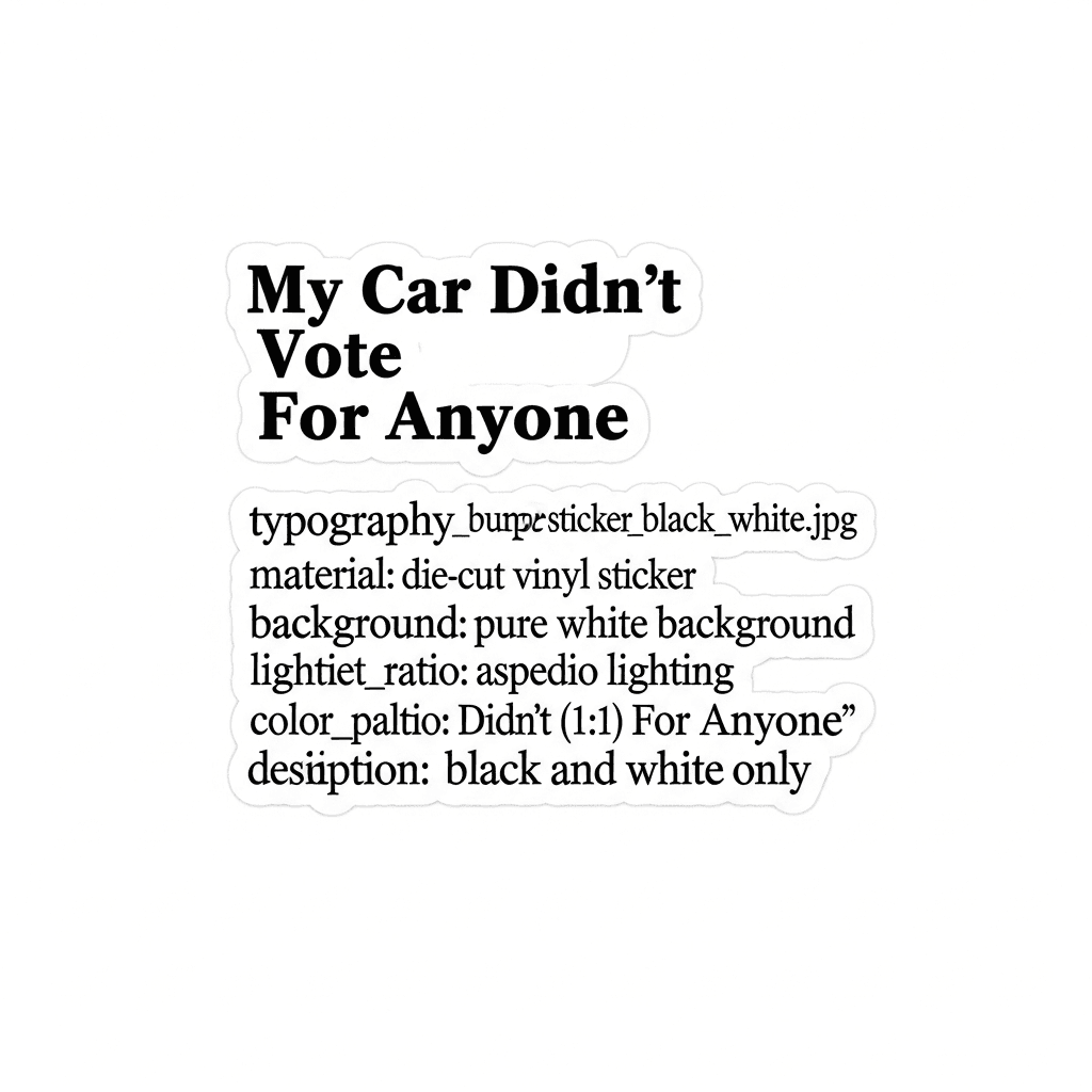 My Car Didn't Vote For Anyone — Tesla