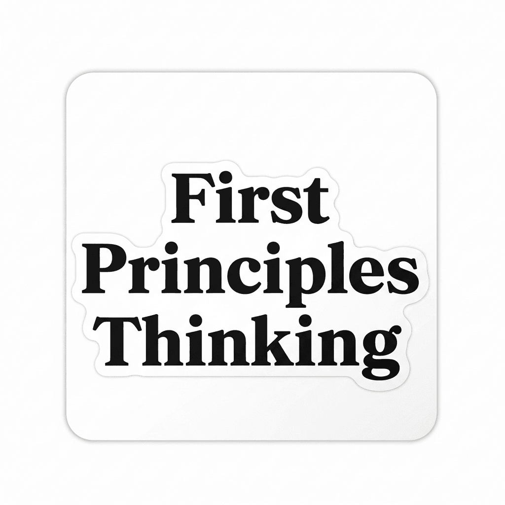 First Principles Thinking — Tesla