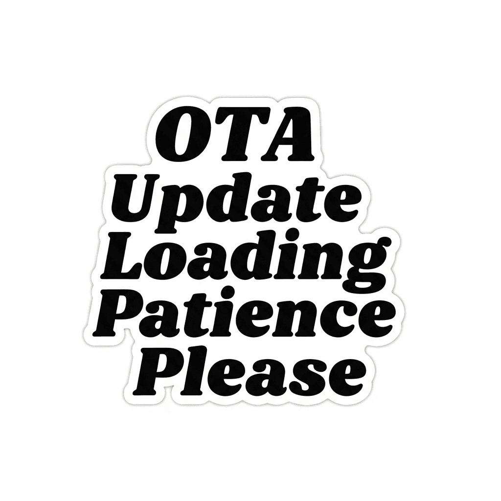 OTA Update Loading Patience Please — Tesla