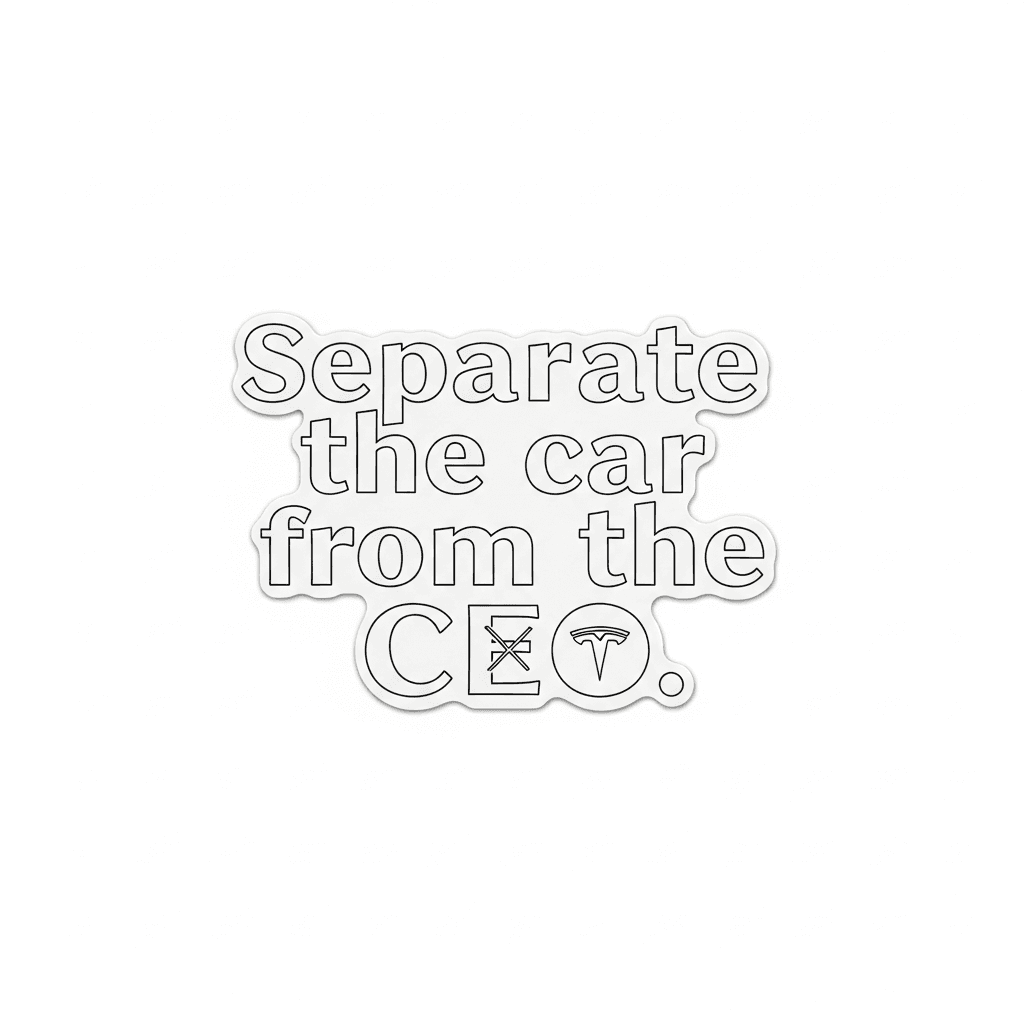 Separate The Car From The CEO — Tesla