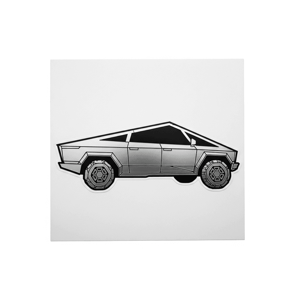 Cybertruck Sticker — Tesla