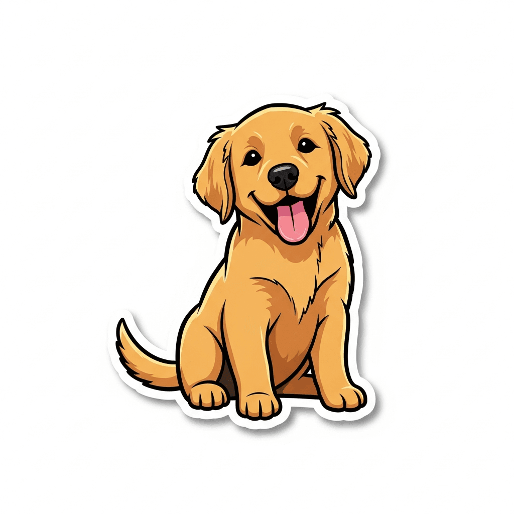 Golden Retriever Welpe — Tiere