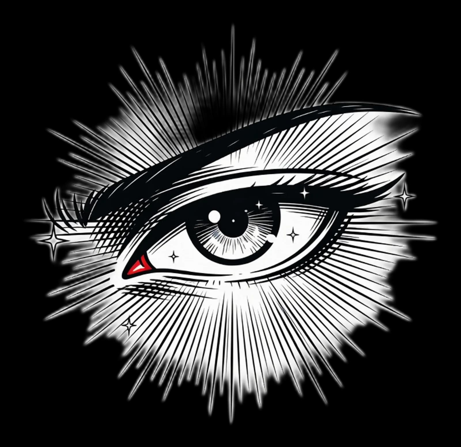 Manga Speed Lines Auge 2