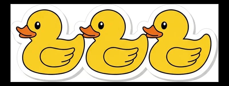 Ente-Ducks — Aufkleber