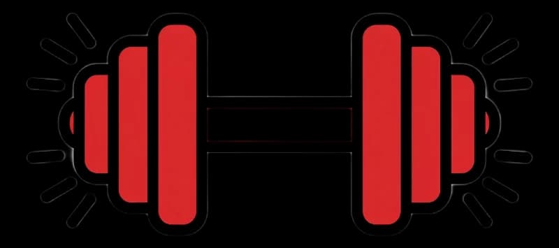 Hantel Power — Aufkleber