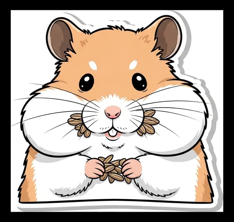 Hamster-Stuff — Aufkleber
