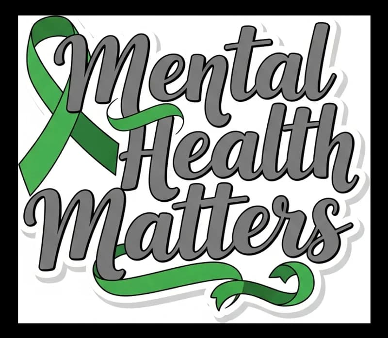 Mental-Health-Matters — Aufkleber