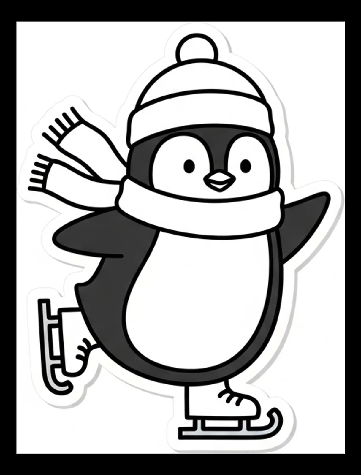 Pinguin-Skating 2