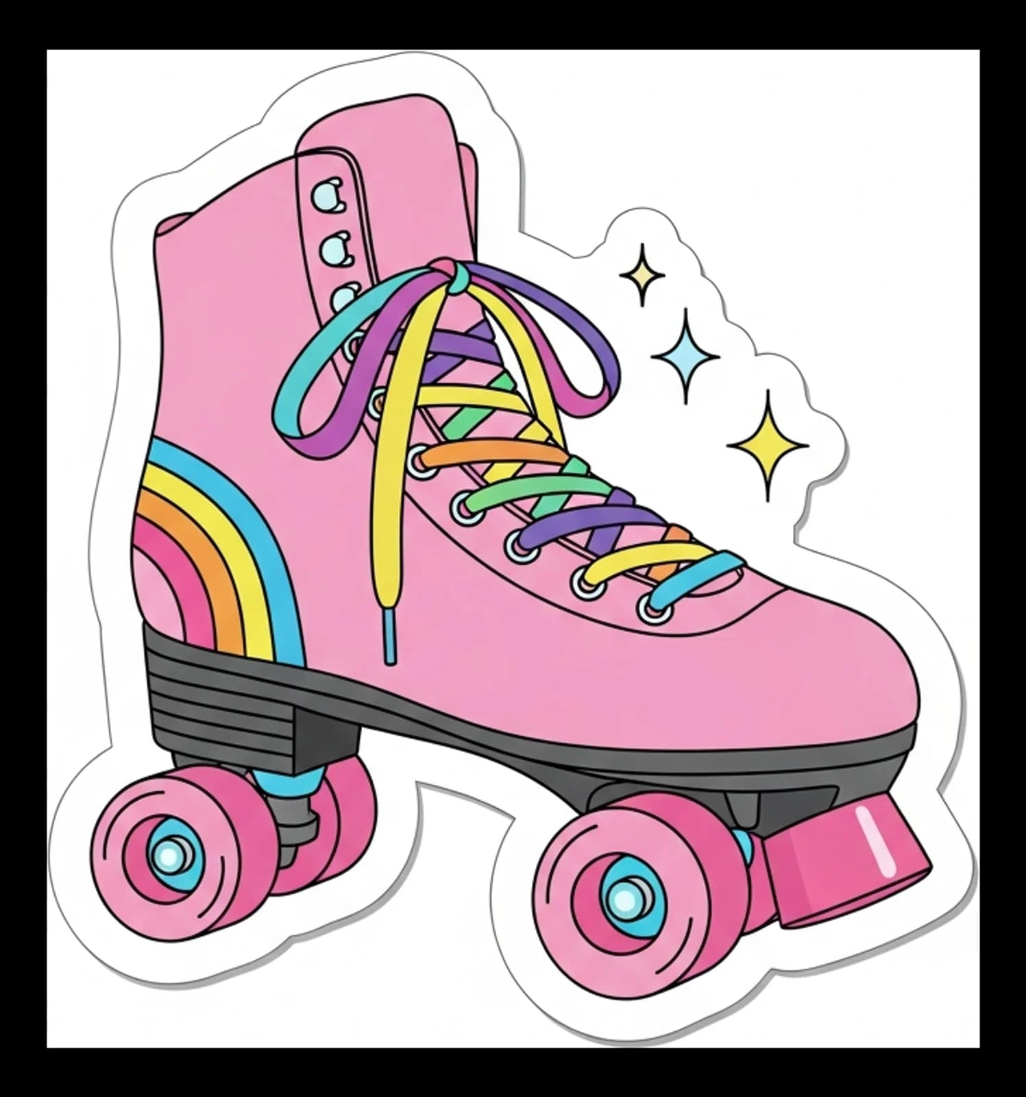Roller-Skate-Pink 2