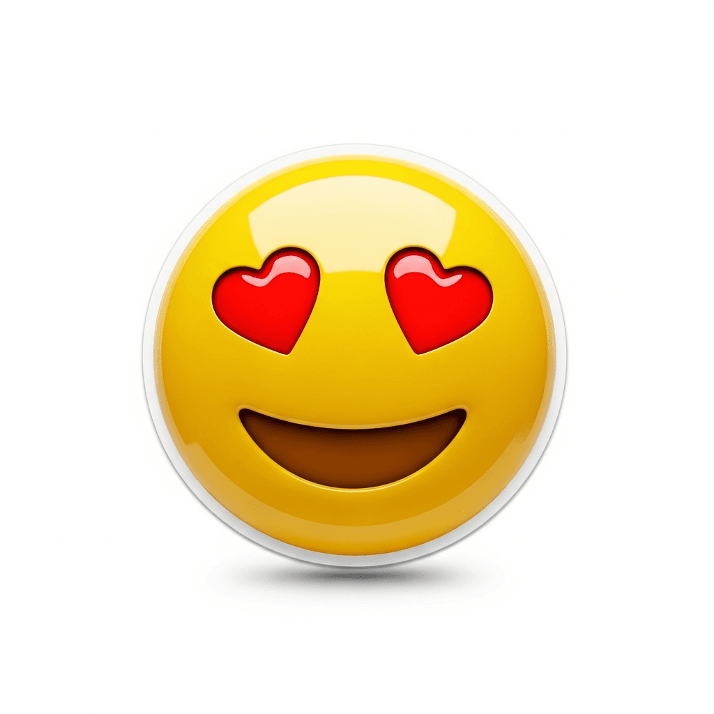 Herzaugen-Smiley — Emojis