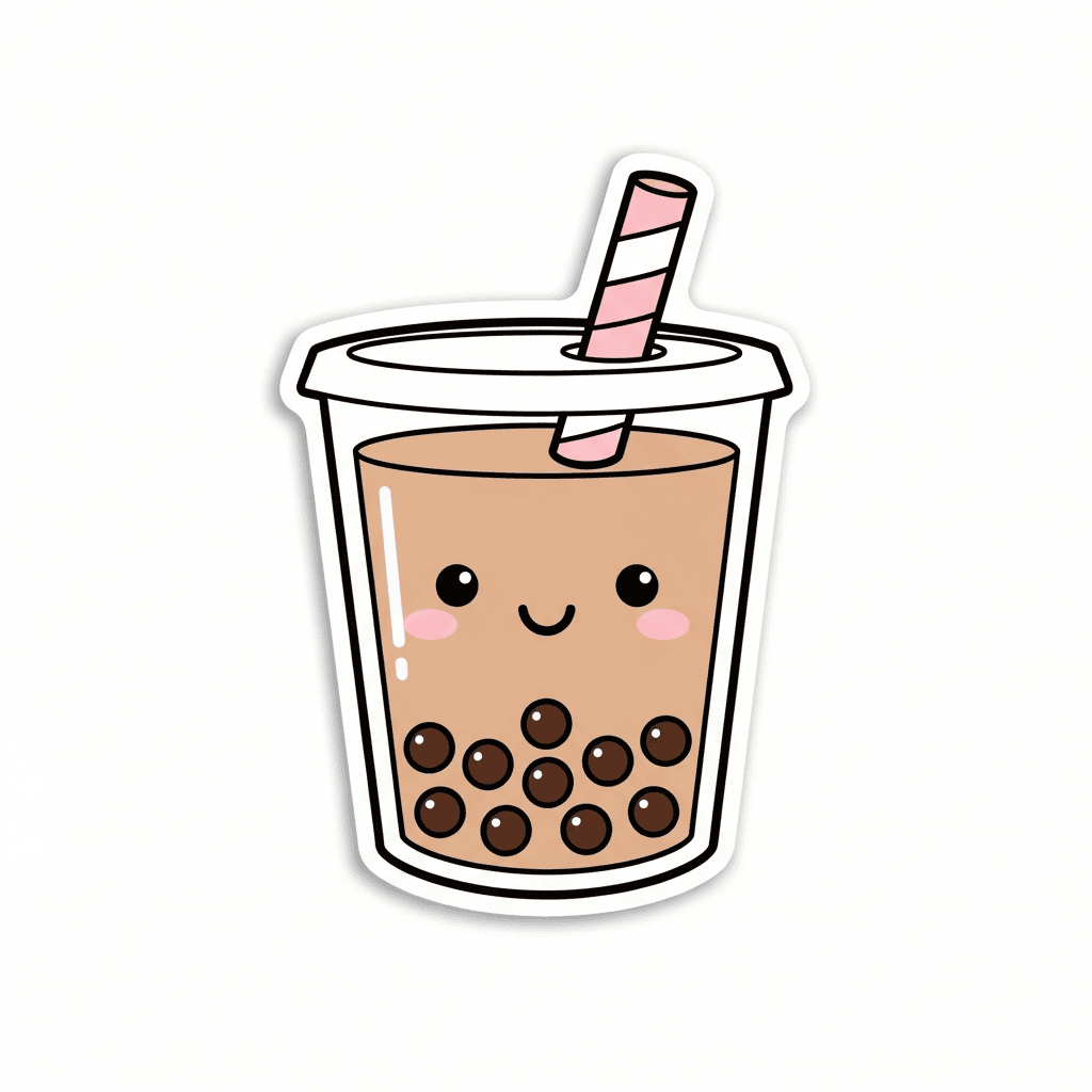 Boba Milk Tea — Essen & Trinken