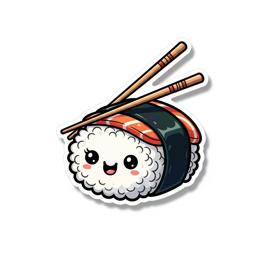 Sushi Sticker — Essen & Trinken