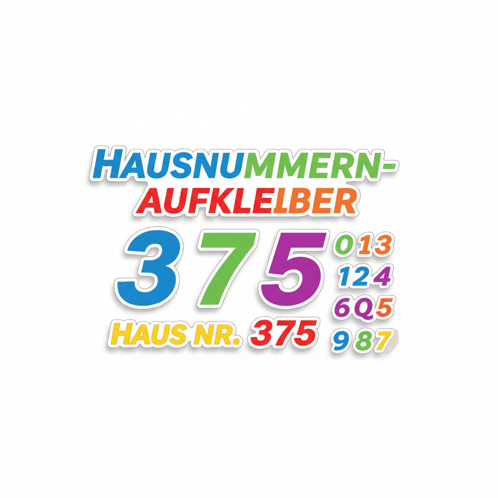 Namo numerio lipdukai — Lipnios raidės