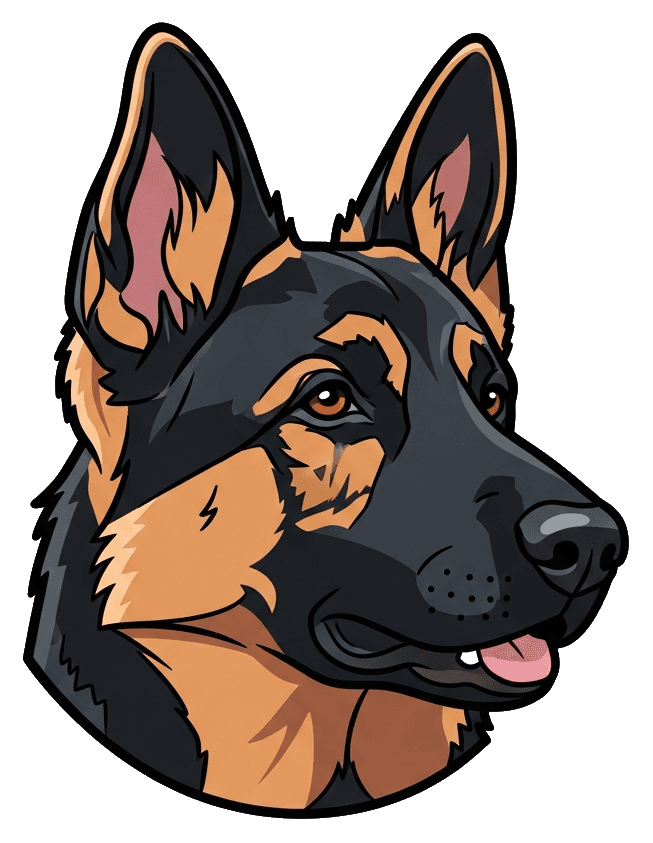 Schäferhund Portrait — Deutscher Schäferhund