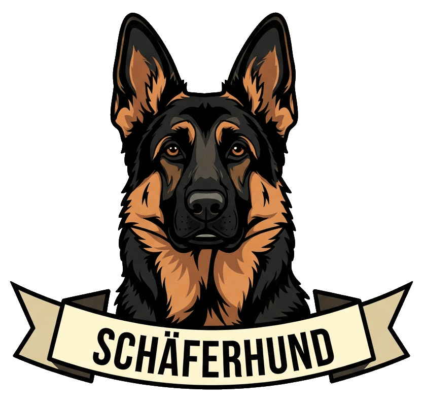 Schäferhund Schriftzug — Deutscher Schäferhund