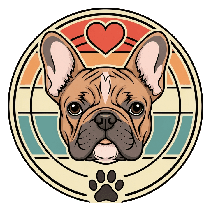 Französische Bulldogge Herz & Pfote — Französische Bulldogge