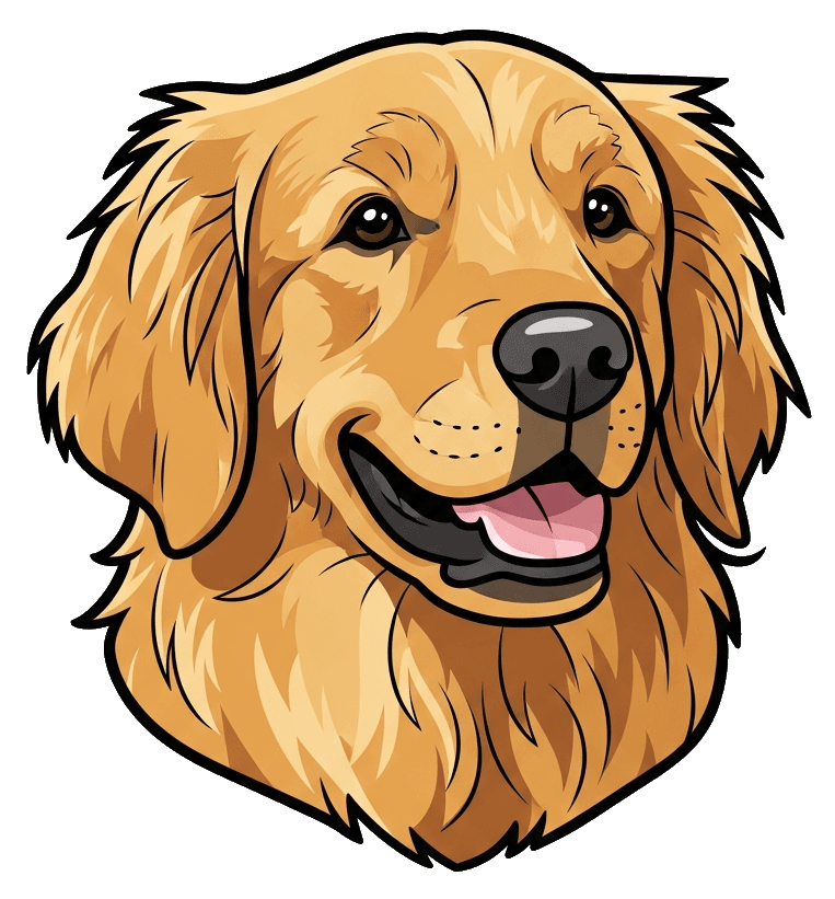 Golden Retriever Portrait — Golden Retriever