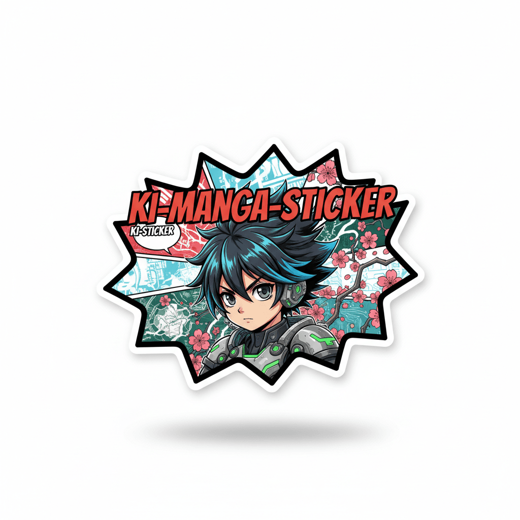 KI-Manga-Sticker — KI-Sticker