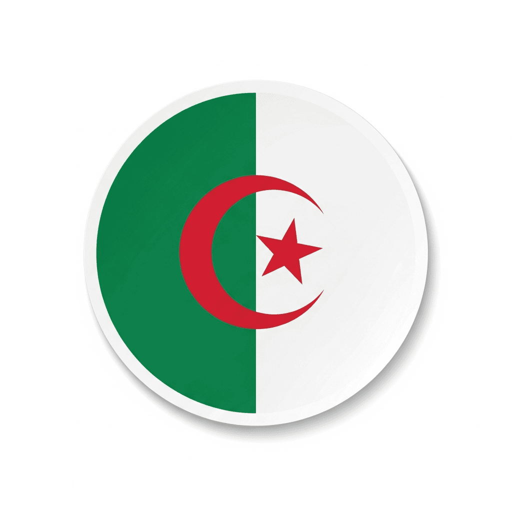 Algerien Sticker — Algerien
