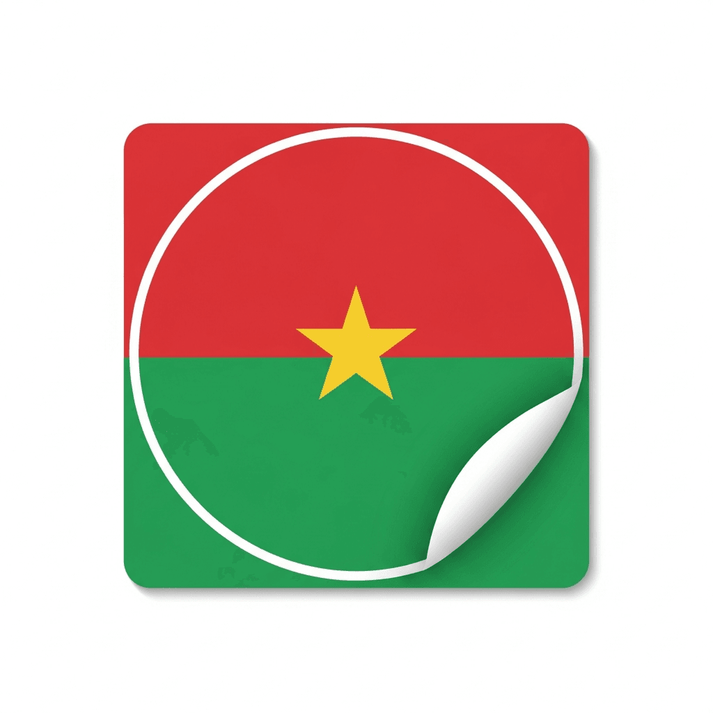 Burkina Faso Sticker — Burkina Faso