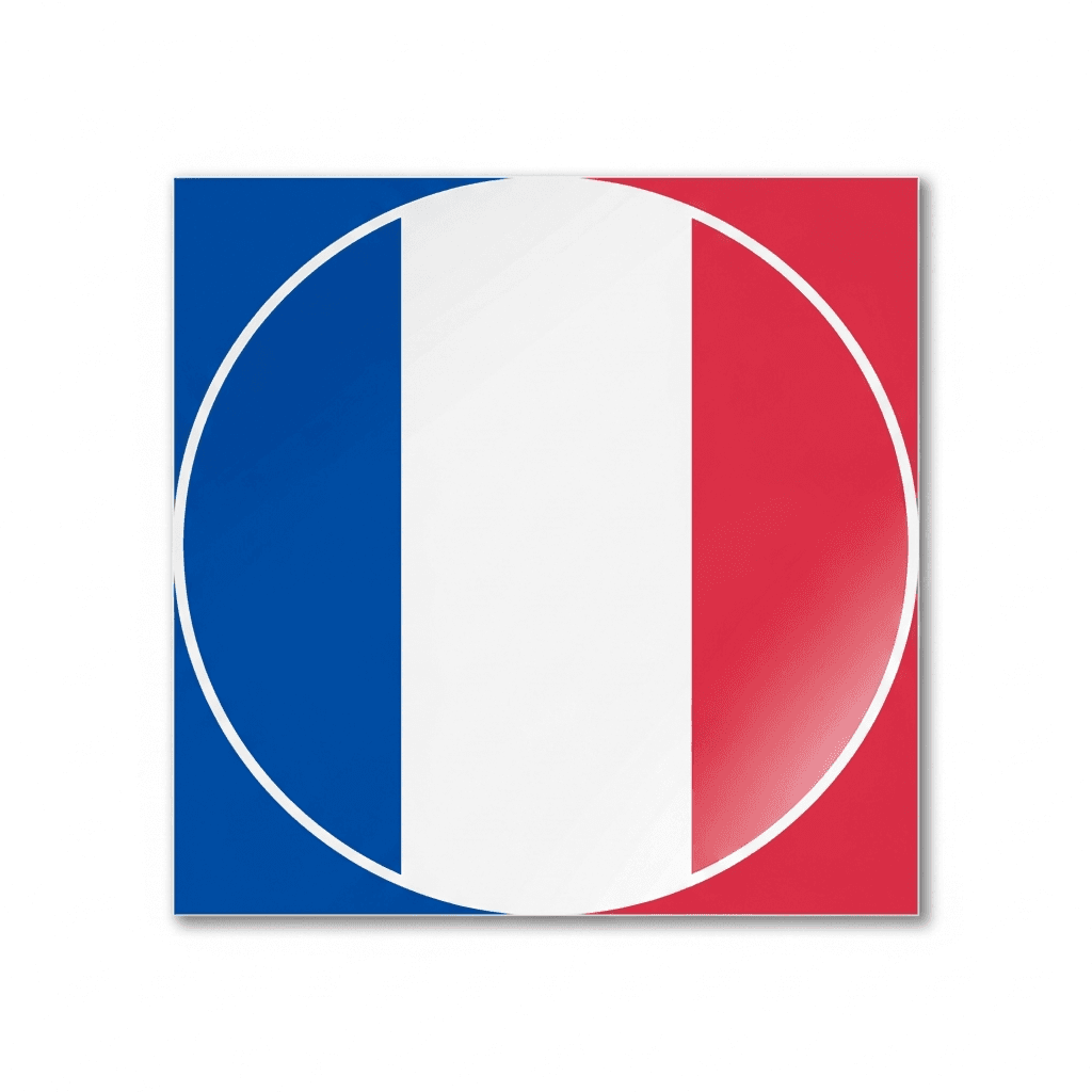 StickyMicky Frankreich Sticker — Francja