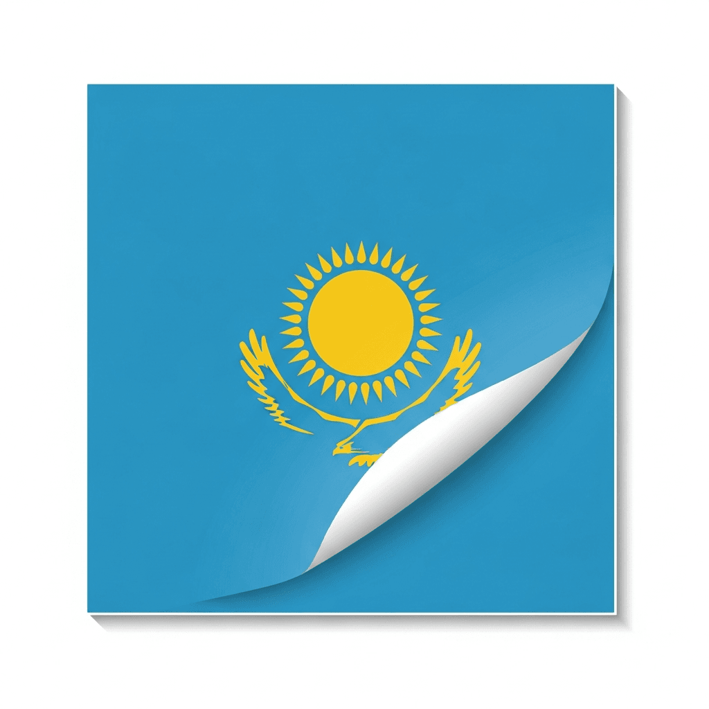 Kasachstan Sticker — Kasachstan