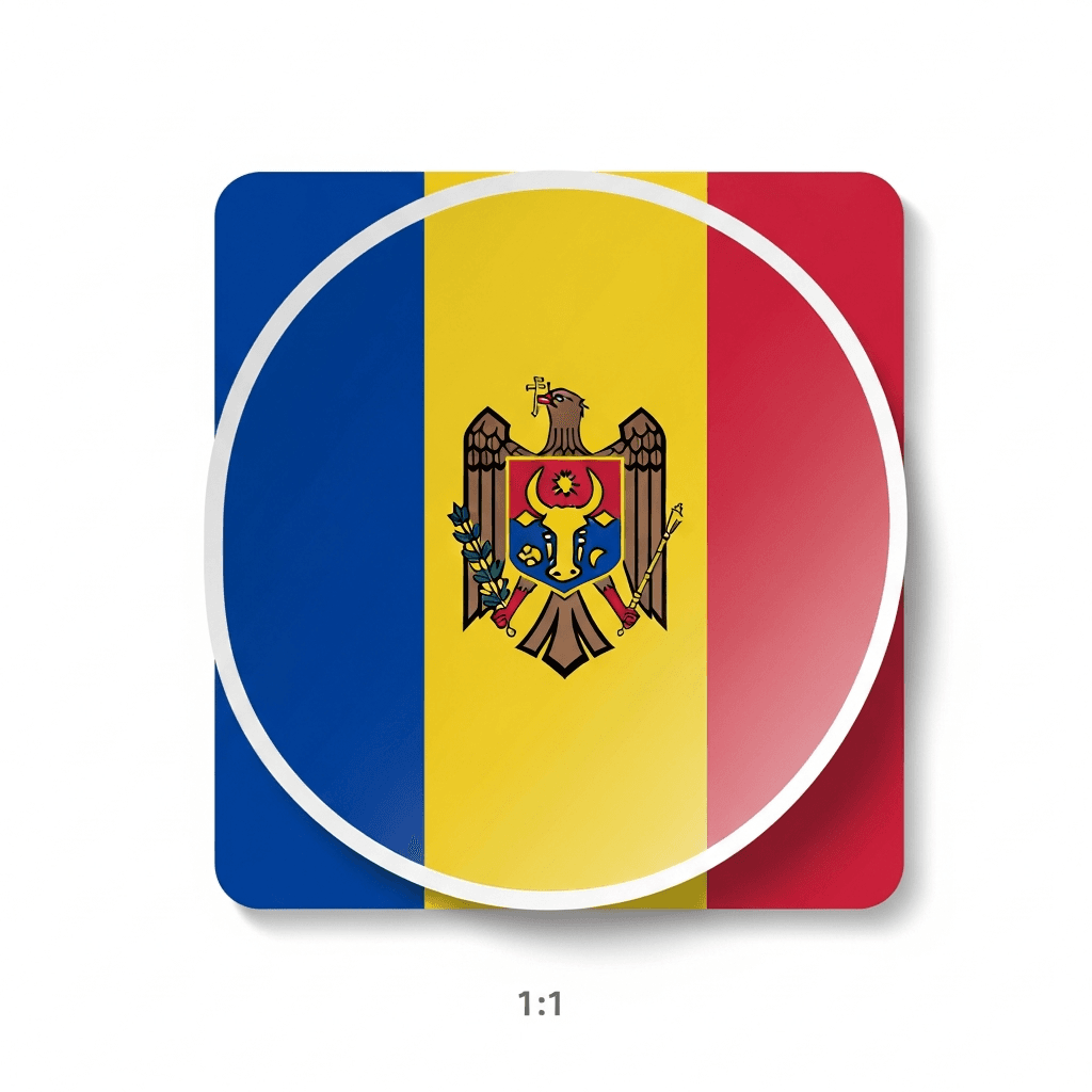 Moldawien Sticker — Moldawien