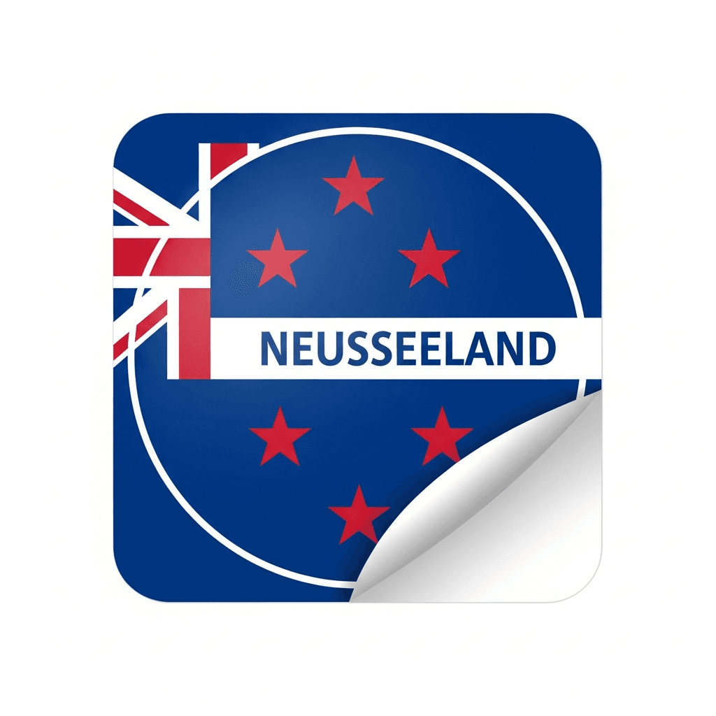 Neuseeland Sticker — Neuseeland