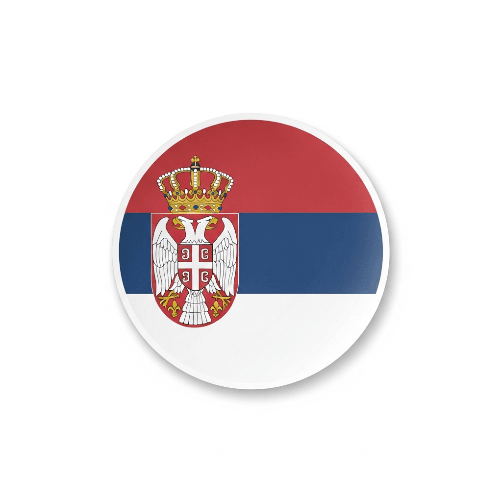 Serbien Sticker — Serbien