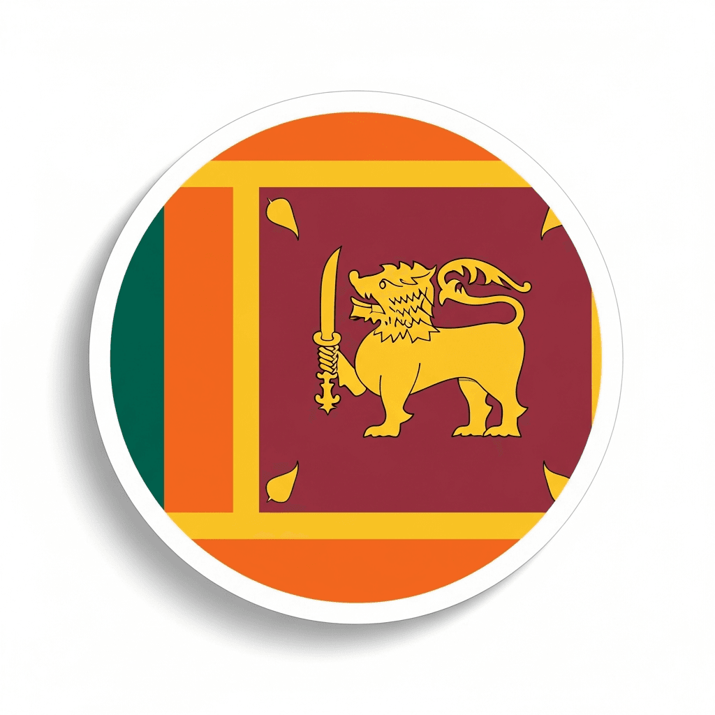 Sri Lanka Sticker — Sri Lanka