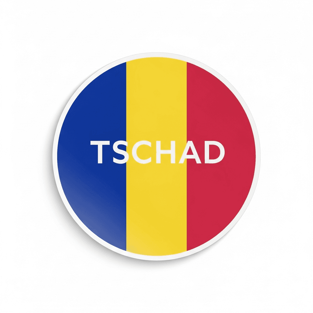Tschad Sticker — Tschad
