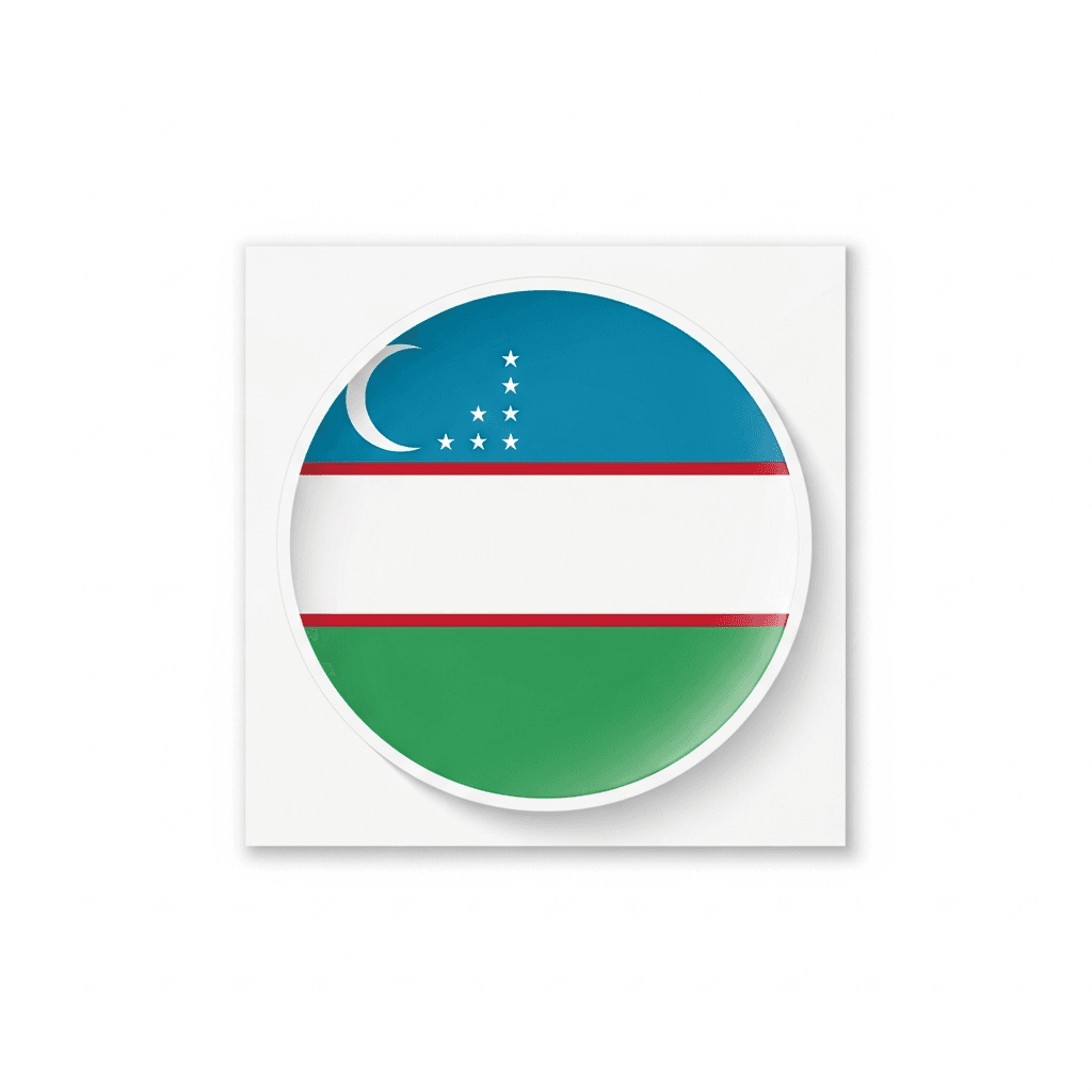 Usbekistan Sticker — Usbekistan